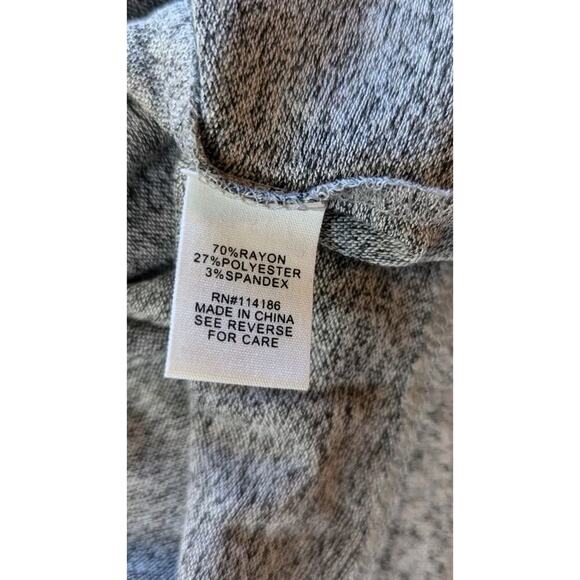 89th + Madison Gray Soft Light Weight Cowl Neck Sweater Top Size 2X NWT - Picture 6 of 8